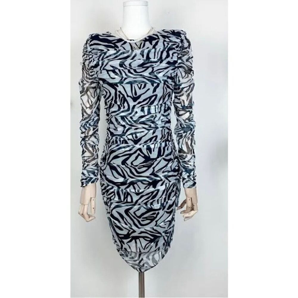 Elliatt Bernice Ruched Back Cut Out Mini Dress Date Night Out Cocktail S Nwt$230
